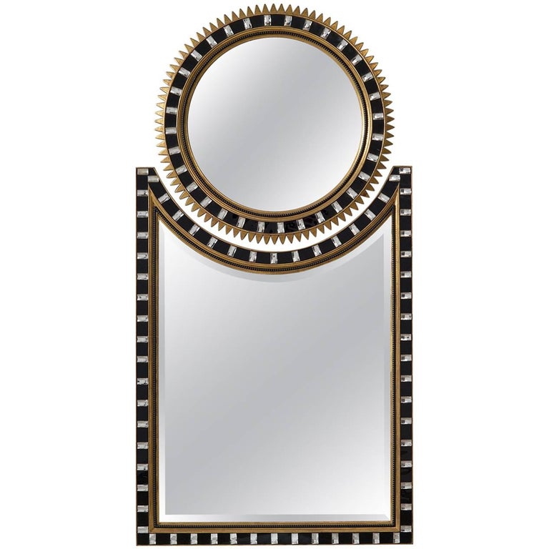 TwoPart Art Deco Sunburst Mirror at 1stDibs