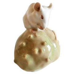Royal Copenhagen Figurine Mouse on Nut