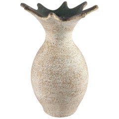 Contemporary Ceramic Flared Vase No. 215 by Yumiko Kuga