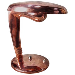 Vintage Machine Age Table Desk Lamp Faries Cobra Streamline Art Deco