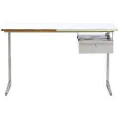 1950s Metal Friso Kramer Writing Desk Formica Worktop for Ahrend de Cirkel