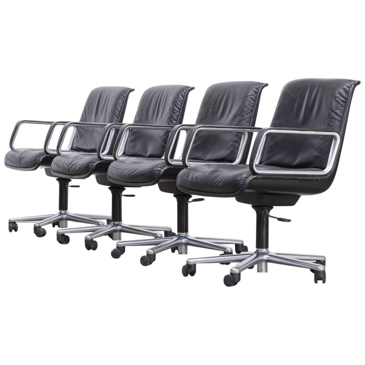 Wilkhahn Delta Series Office Chair Set of Four For Sale