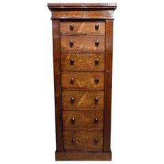 Superb Quality Rosewood Victorian Period Wellington Chest