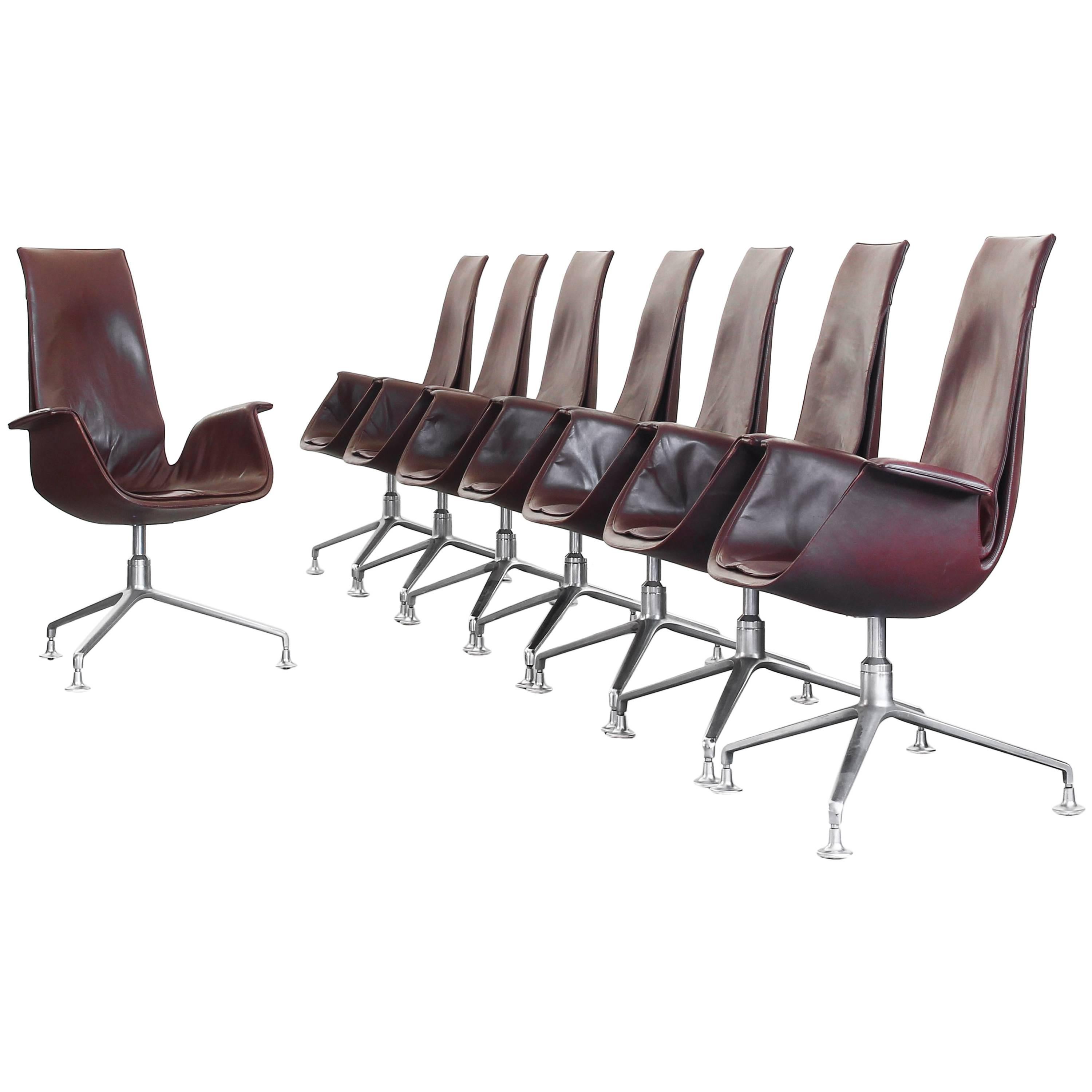 Set of Eight FK 6725 Tulip Chairs by Fabricius & Kastholm Kill International