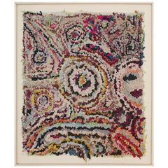 Title Square Zindekh Multicolors Tapestry Boucherouite Inspiration