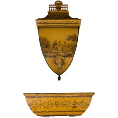 1950s French Tole Lava Beau