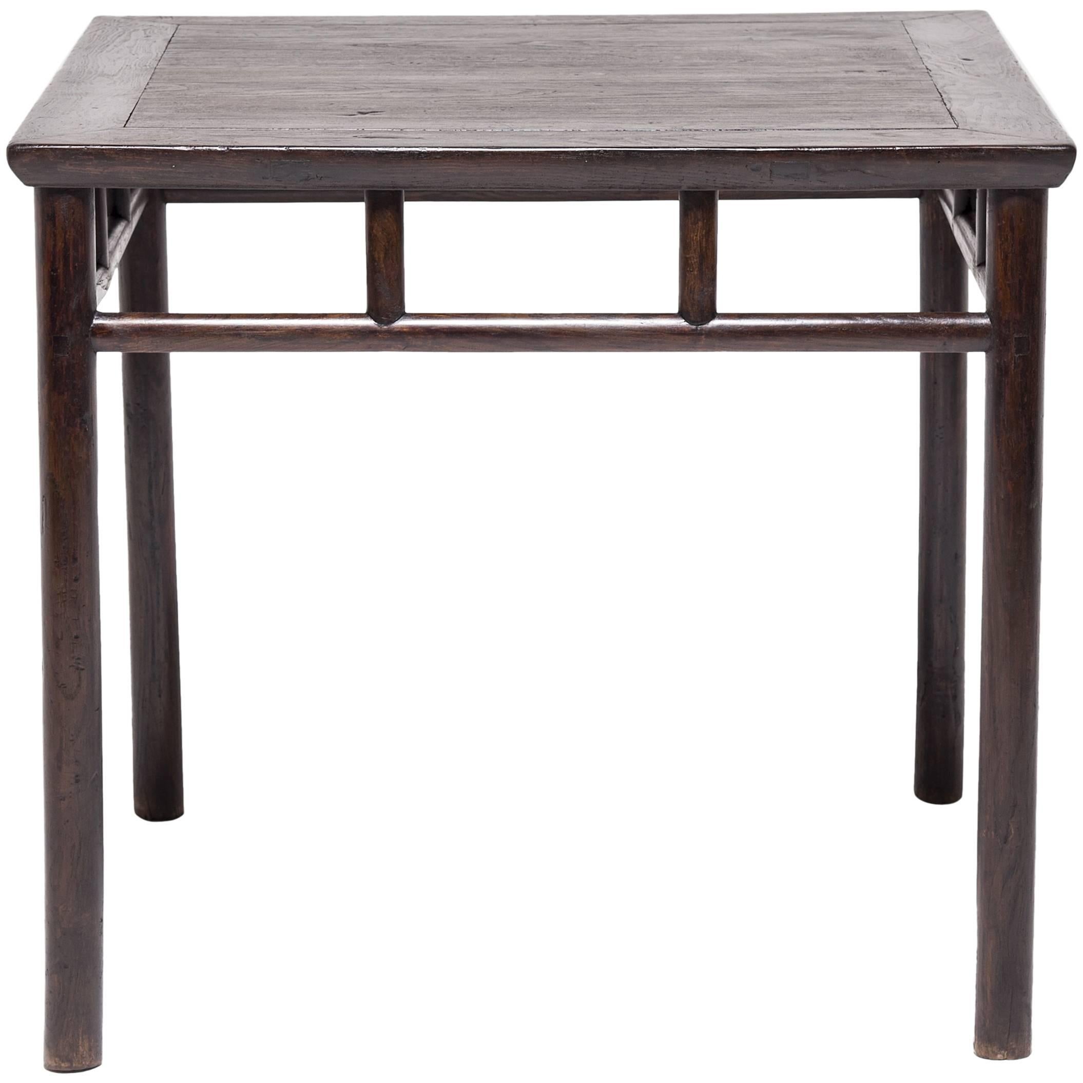 Chinese Recessed Leg Square Table, c. 1850