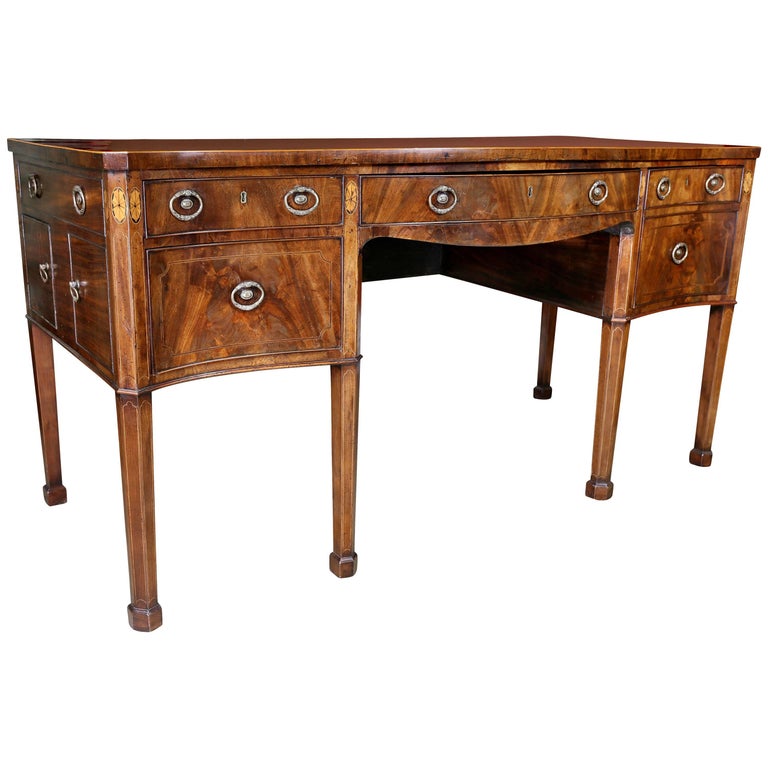 III Mahogany and Inlaid Sideboard For Sale at 1stdibs