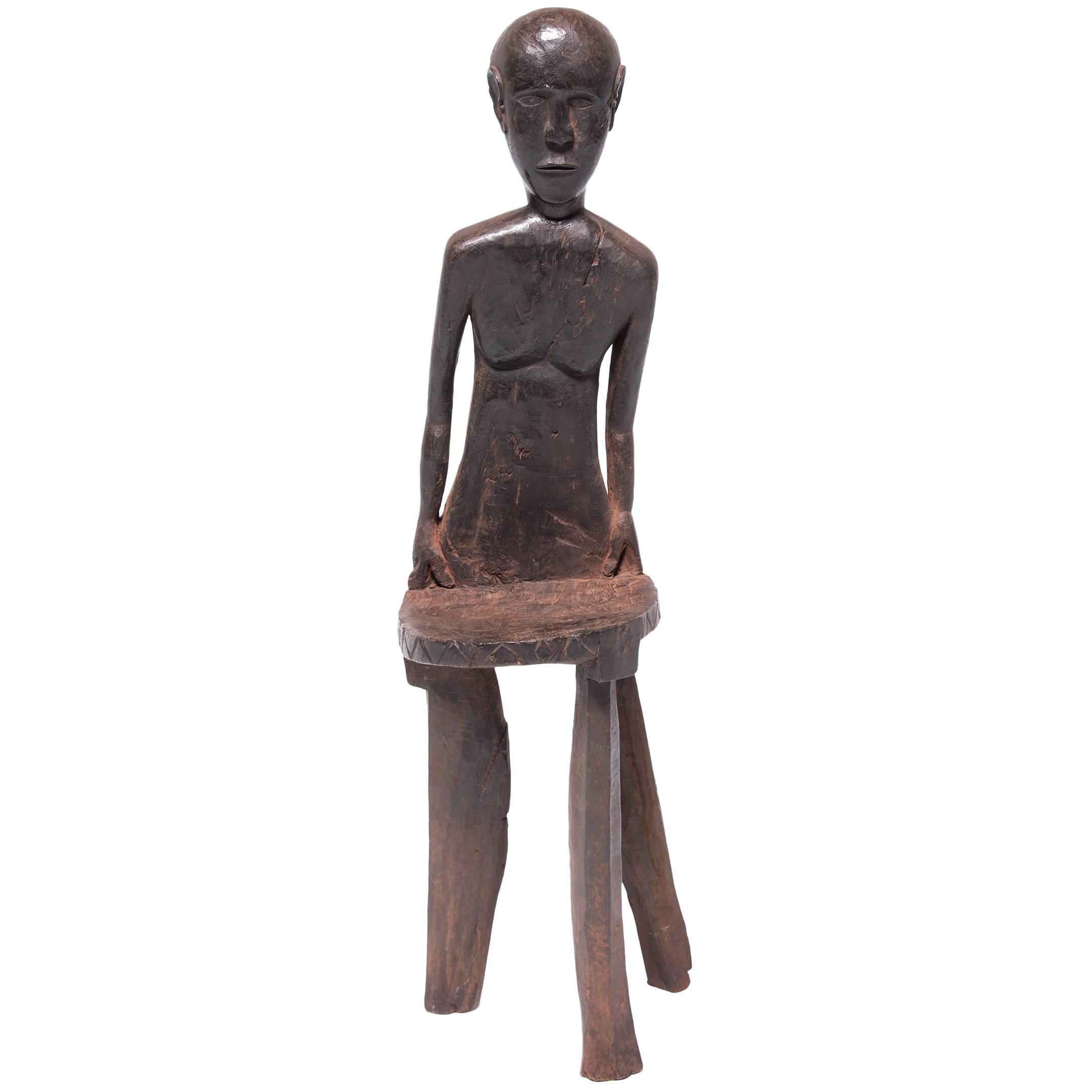 Tanzanian Figurative Chieftain's Stool
