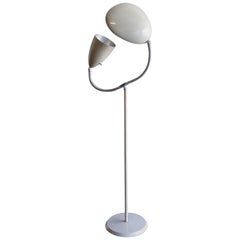 Rare Double Shade Floor Lamp ‘Cone and Cobra’ by Greta Grossman