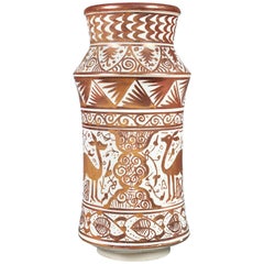 Vase en poterie hispano-Moresque