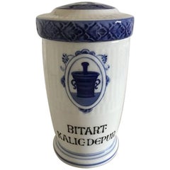 Royal Copenhagen Pharmacy Jar H. C. Ørsted