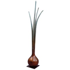 David Ebner Matre Artisan, "Porte-manteau Scallion". Fonte de bronze