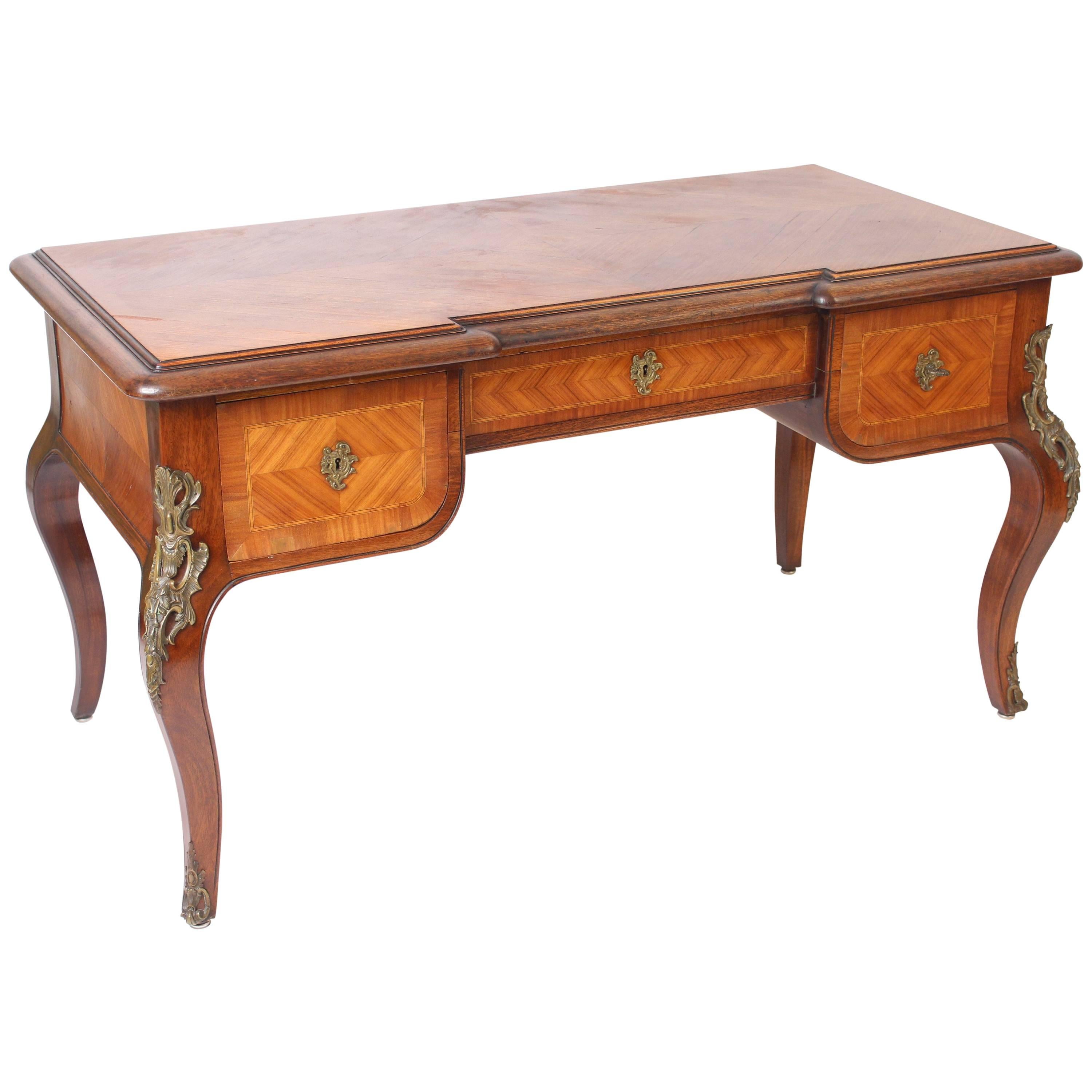 Louis XV Style Desk with Bronze Mounts