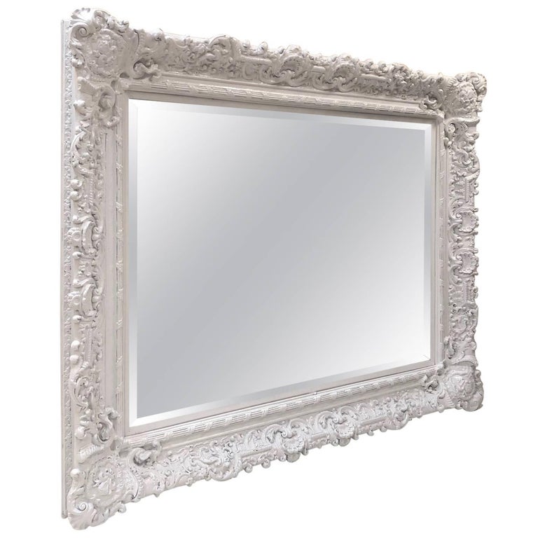 Large Antique Style Decorative Gold Mirror For At 1stdibs Large Ornate Decorative Mirror For Gold