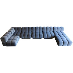 Custom Modular Tufted Sofa by Harvey Probber