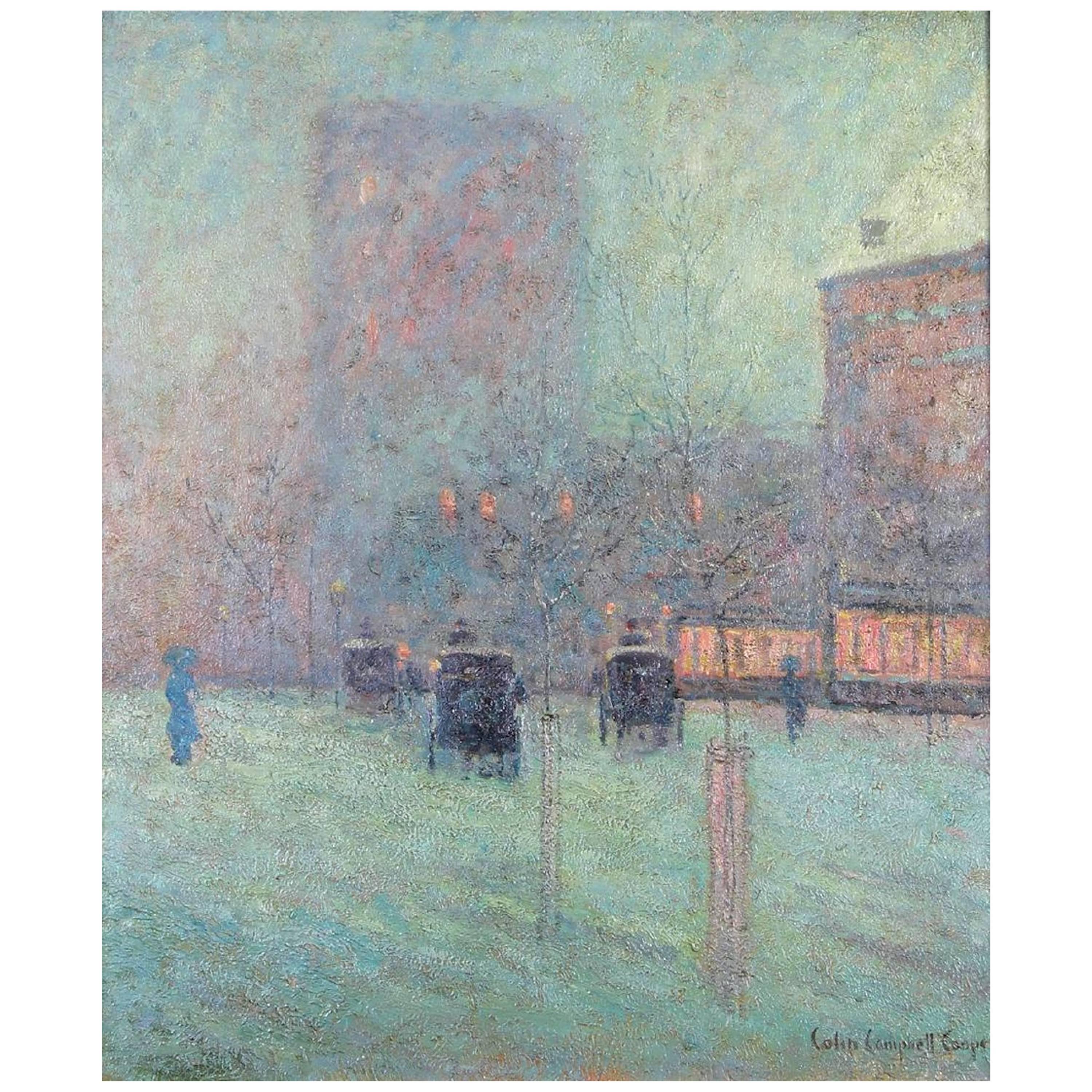 "Winter Glow, New York City" by Colin Campbell Cooper