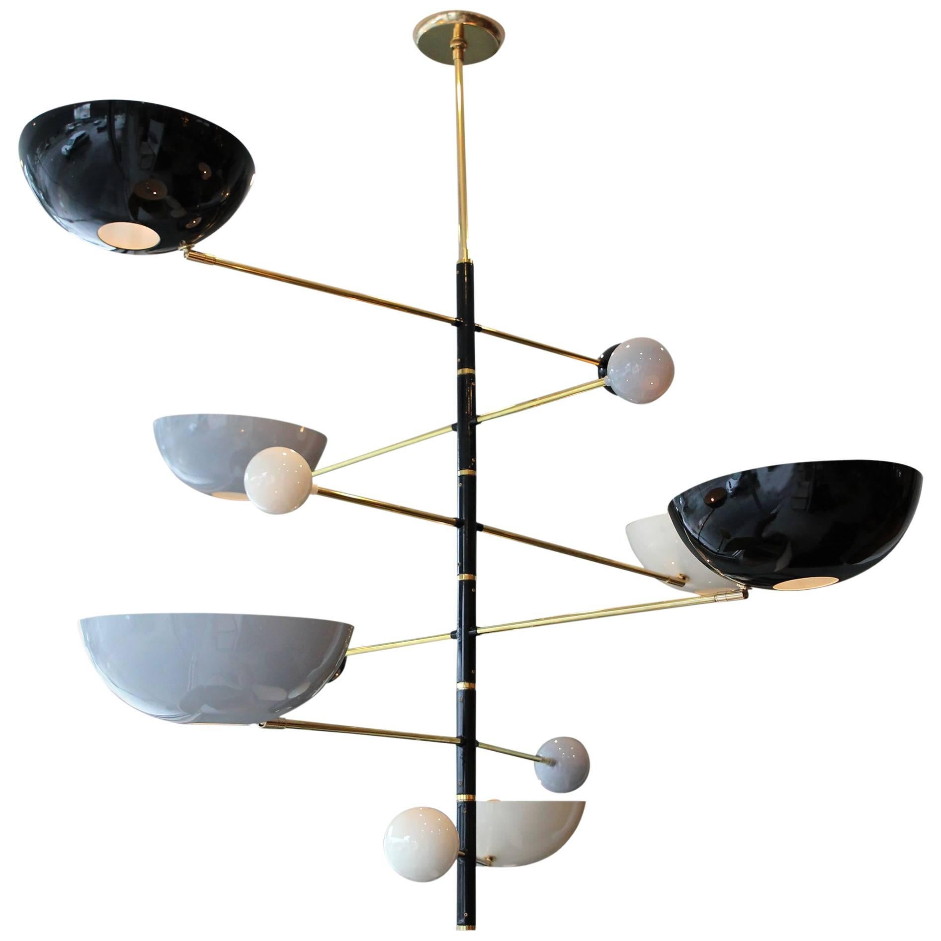 Sculptural Italian "Mobile" Chandelier