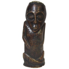 Polynesian Carved Bone Figure