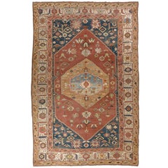 Large Antique Persian Bakshaish Rug