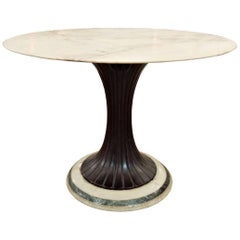 Osvaldo Borsani Pedestal Dining Table, Italy, 1950s