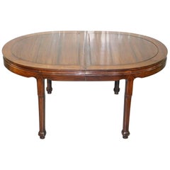 Vintage Solid Teak Lovely Patina Chinese Harwood Dining Table to Seat Upto 4 - 6 People