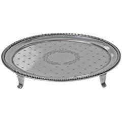 American Sterling Salver Tray Caldwell, circa 1890