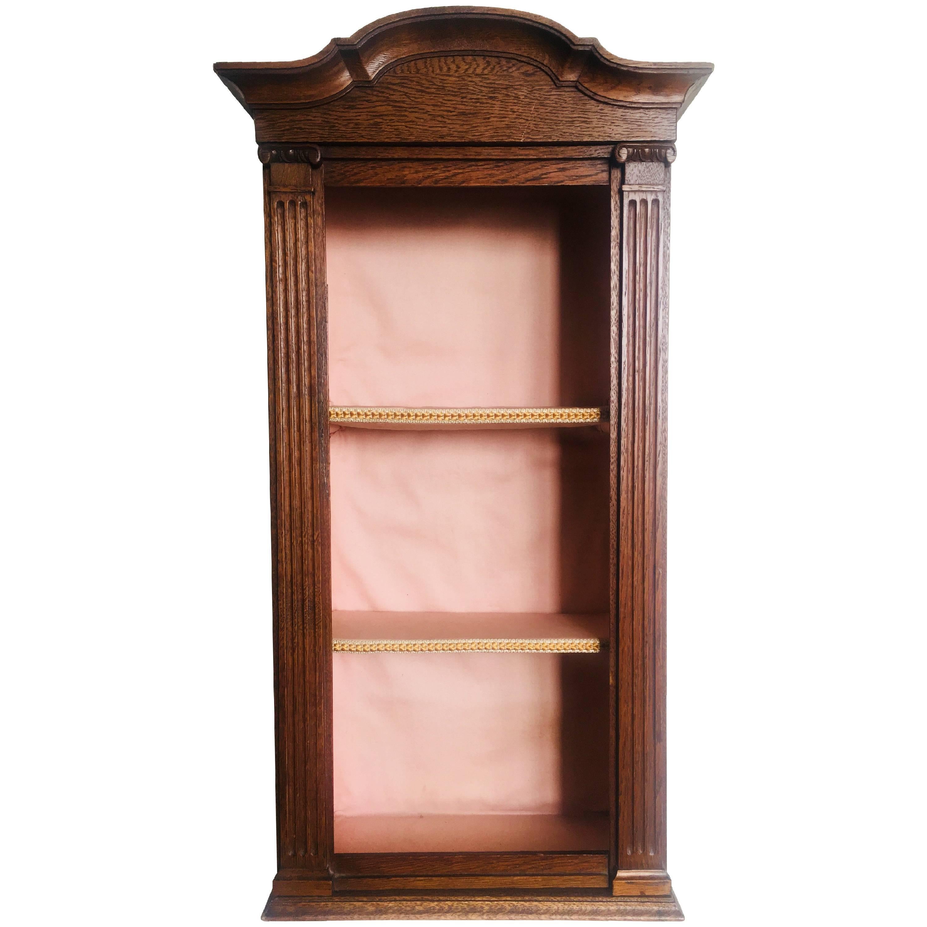 19th Century French Vitrine or Hanging Cabinet
