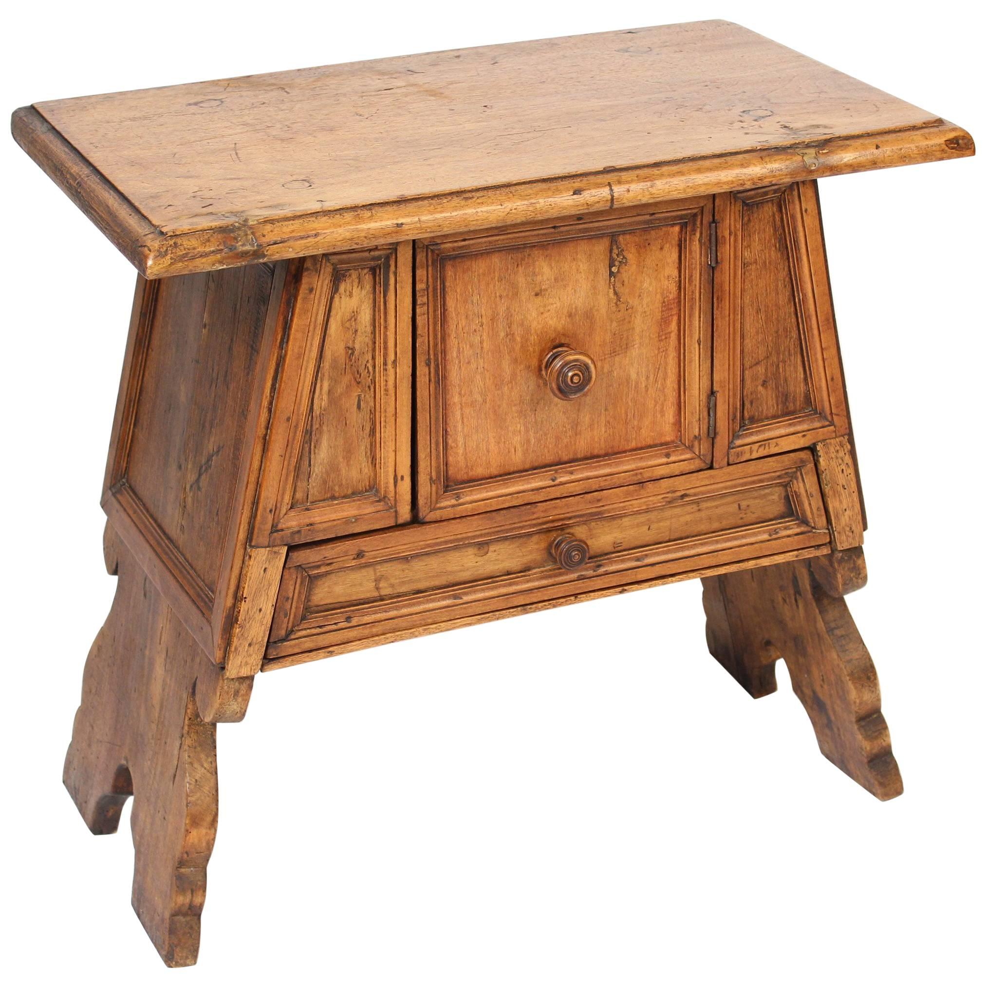 Baroque Style Walnut Occasional Table