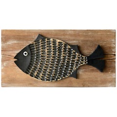 Vintage Doyle Lane California Studio Ceramic Fish Plaque Sculpture