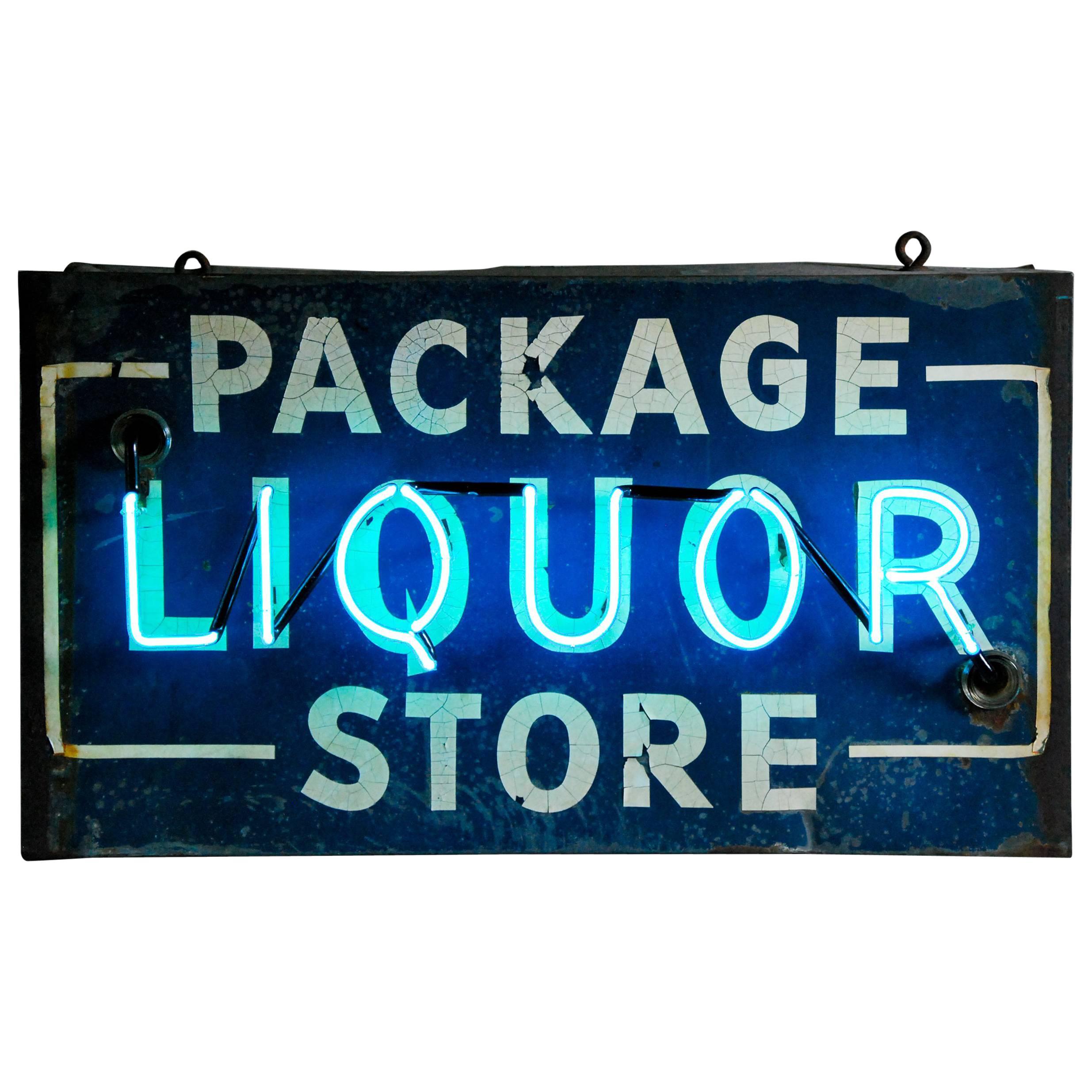 1940 Advertising Neon Liquor Sign