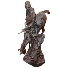 Sculpture en bronze signée Frederic Remington