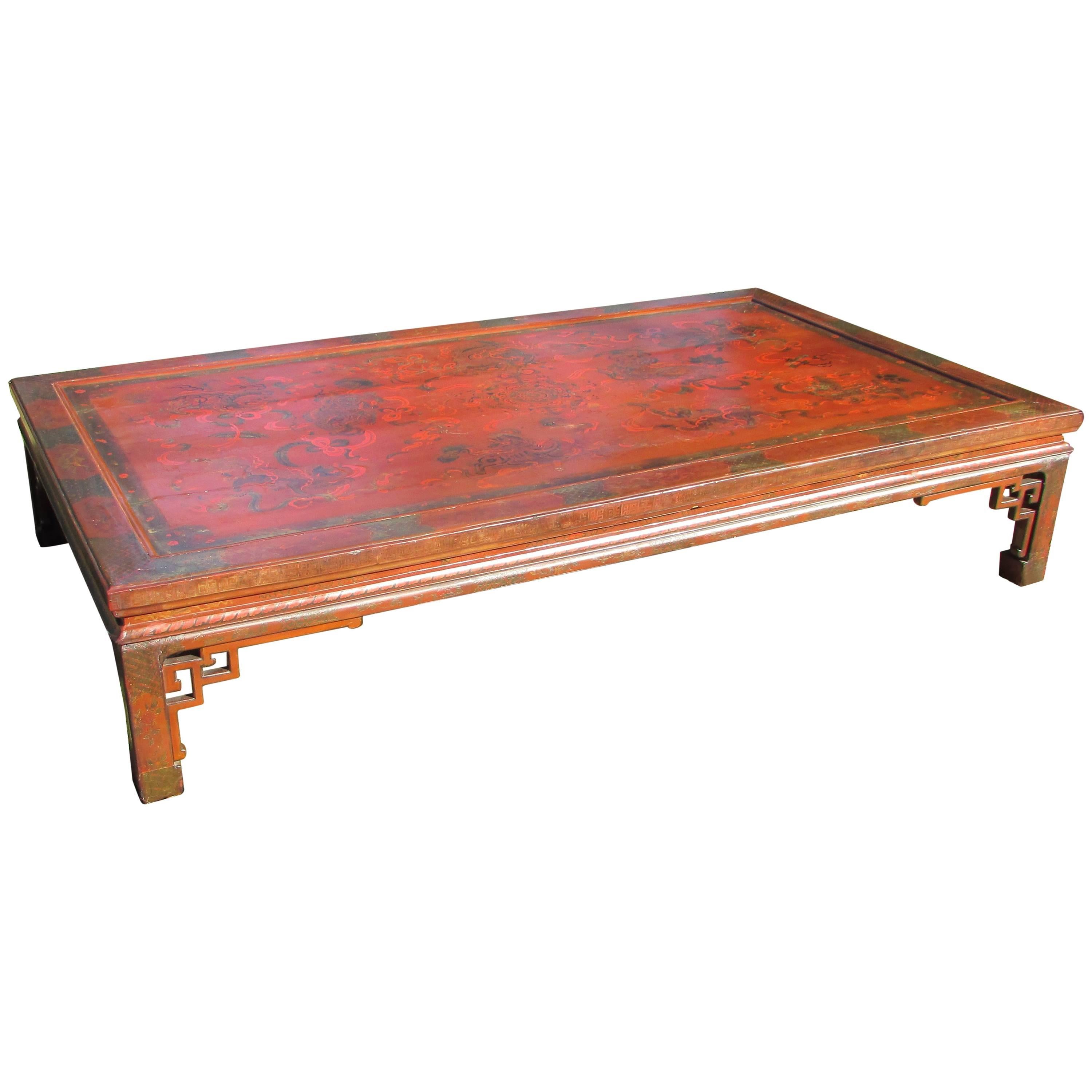 Oversize Chinese Low Table Coffee Table