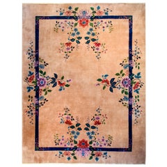 Antique 1920s Nichols Chinese Art Deco Carpet 9 X 12 Chinese Art Art Deco Rugs Rugs On Carpet