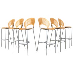 Trinidad Barstool by Nanna Ditzel for Fredericia Furniture, Set of Six