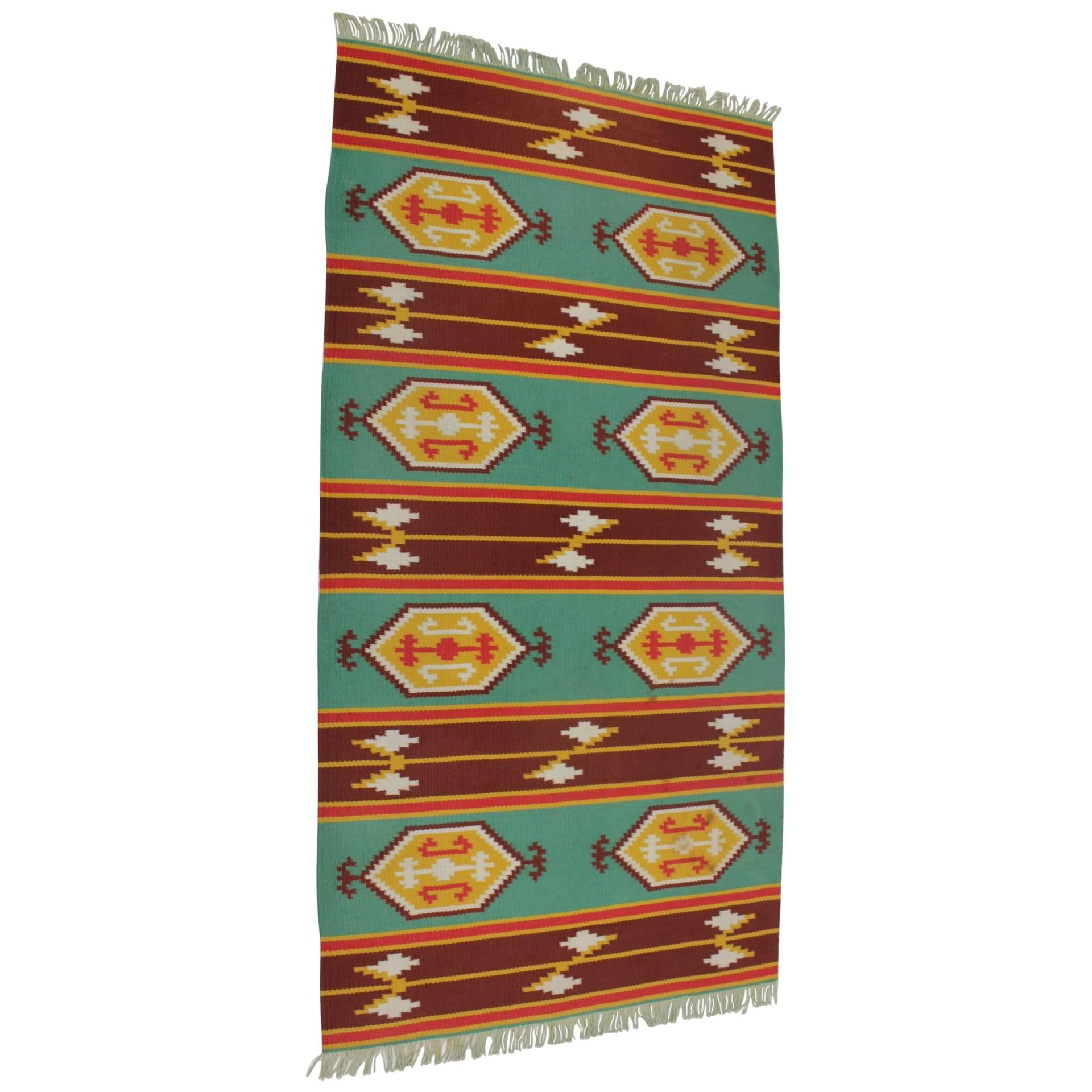 Indian Style Kilim Carpet / Rug For Sale