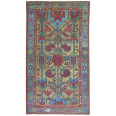 Persian Kurd Serab Rug with Camel Background