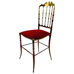 Used Brass Chair by Charivari