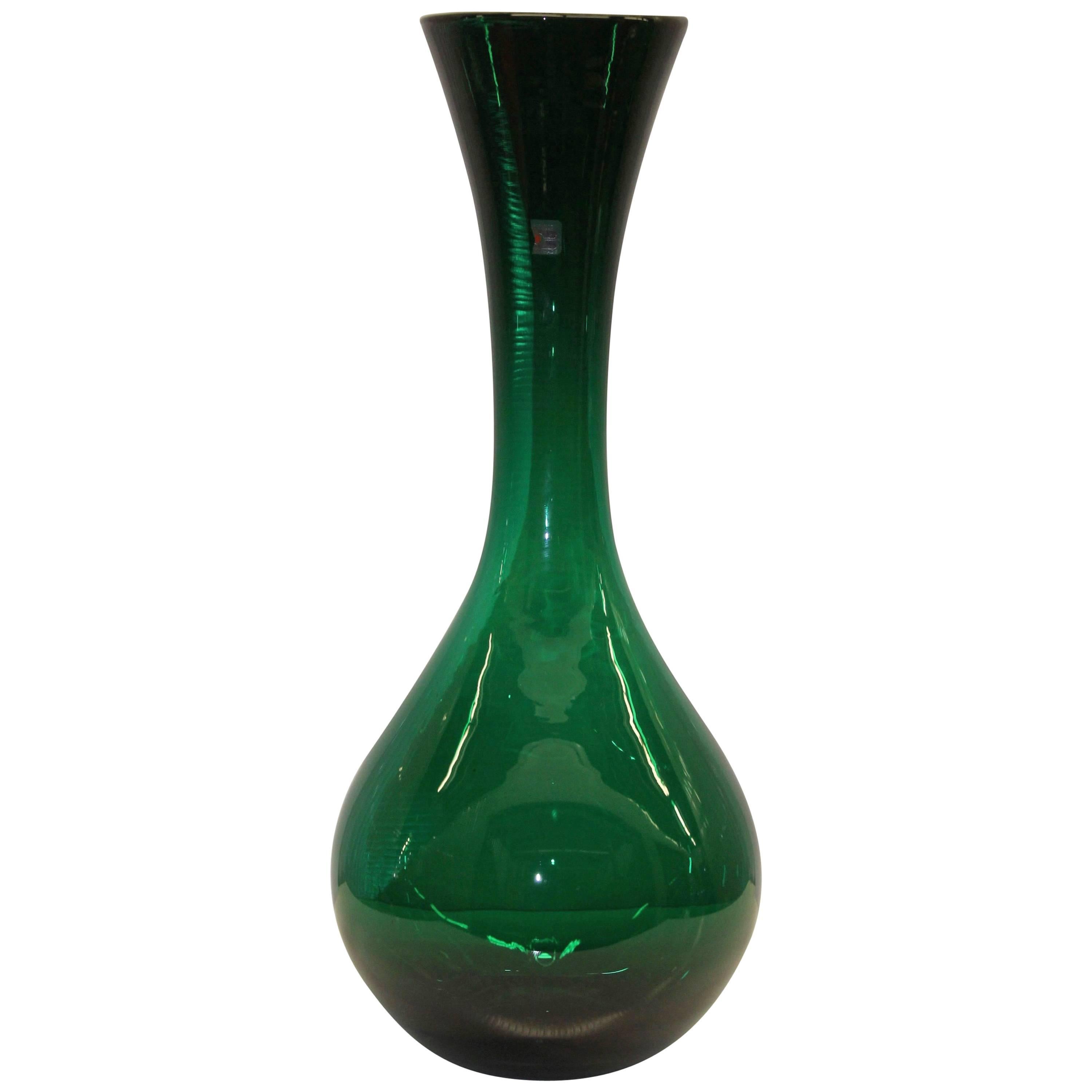 Large Blenko Glass Vase