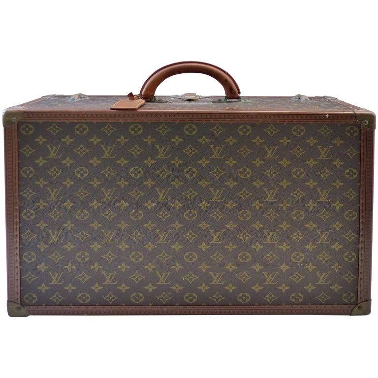 Small Louis Vuitton Hard Case Suitcase, circa 1950s For Sale at 1stDibs