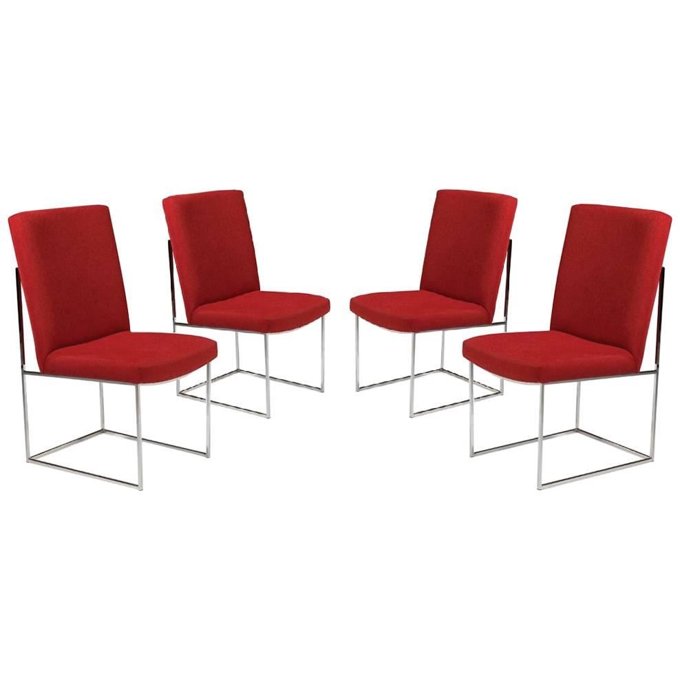 Set of Four Milo Baughman for Thayer Coggin Dining Chairs For Sale