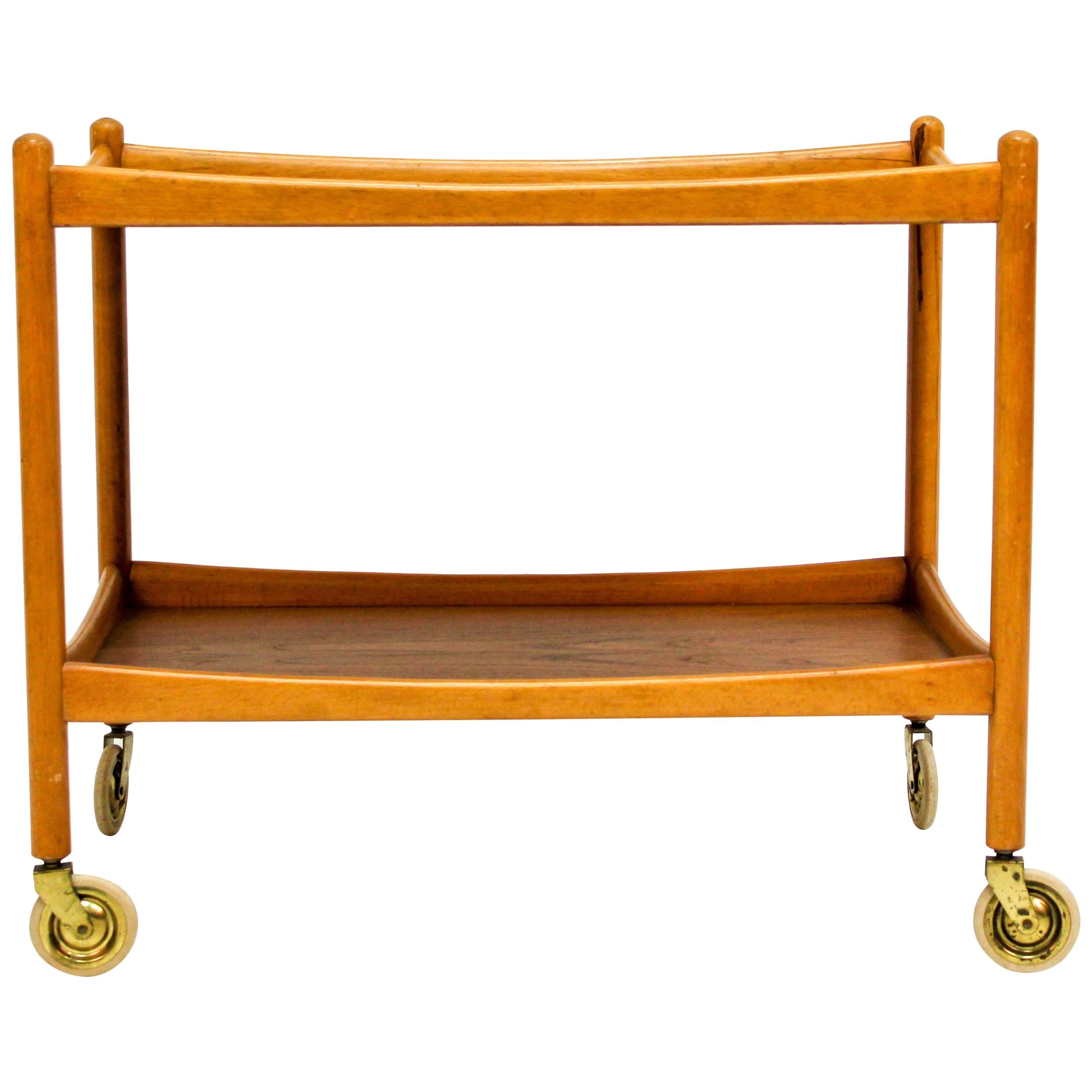 Midcentury Poul Volther Serving Cart for Gemla