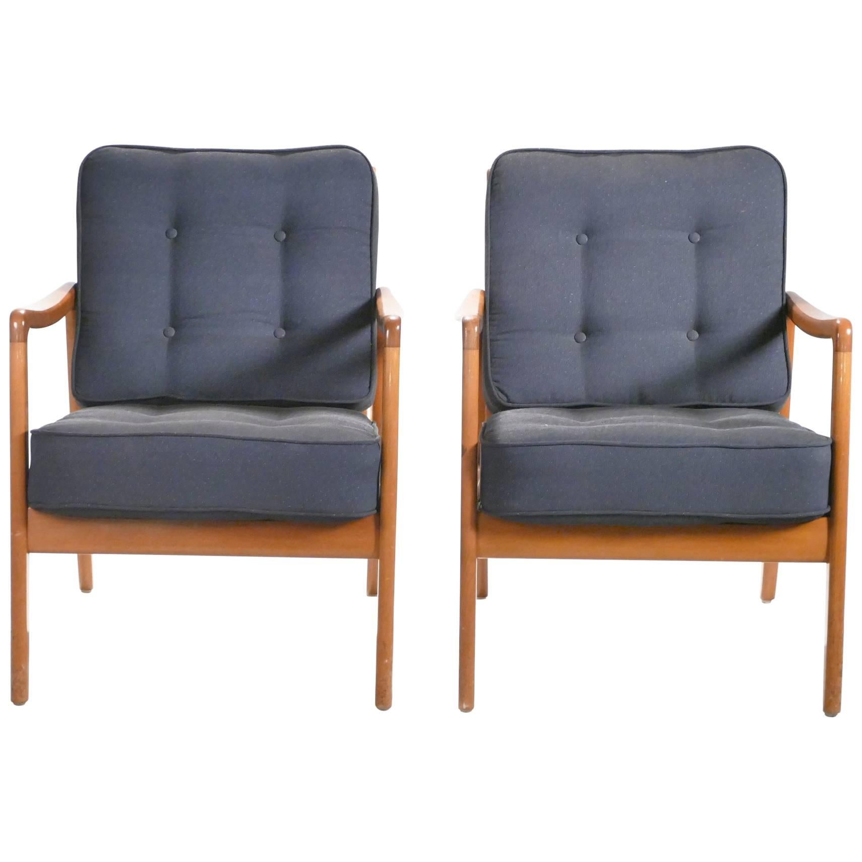 Pair of Ole Wanscher FD109 Armchairs, 1960s