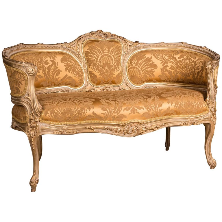 High Quality French Sofa in Louis Quinze Style at 1stDibs