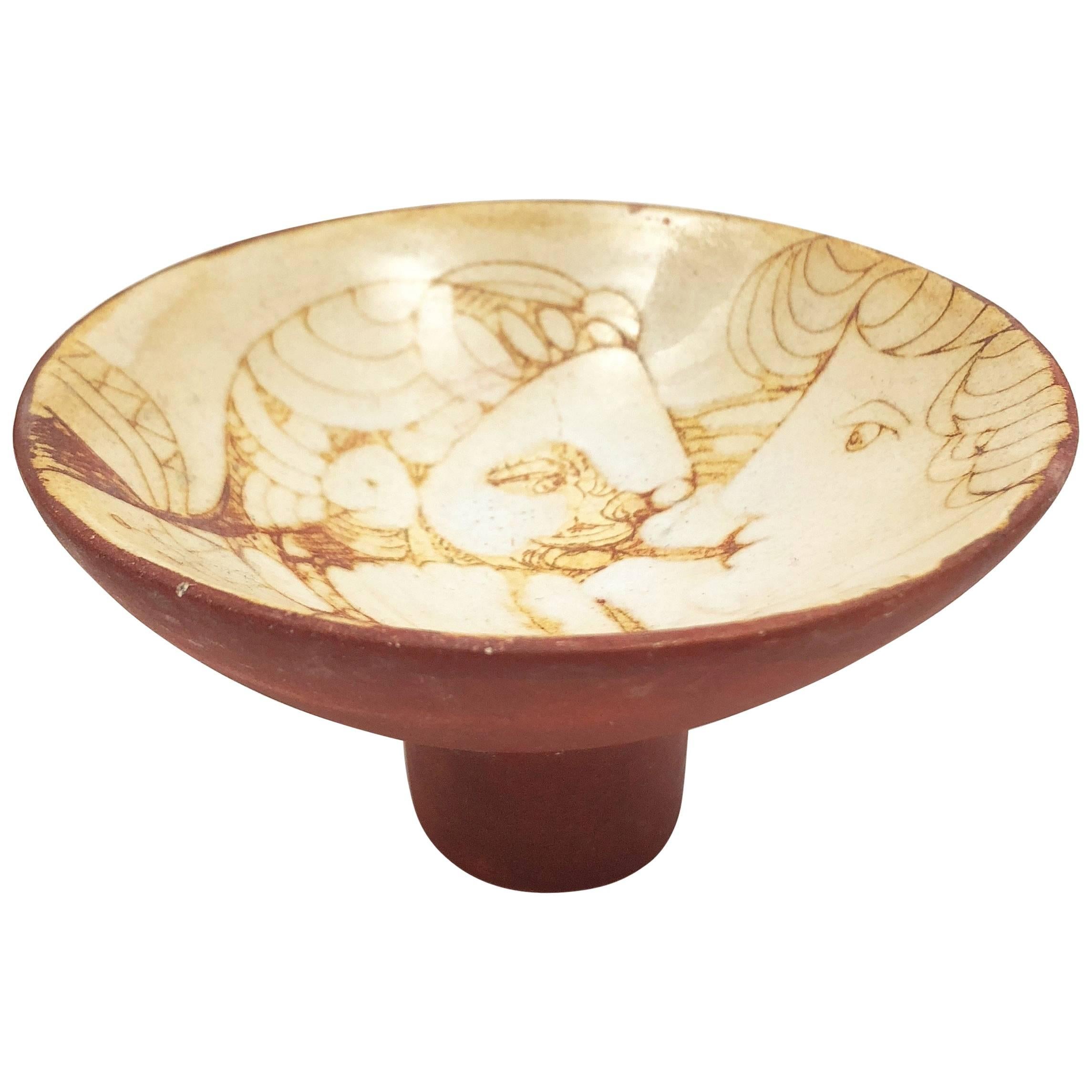 Eugène Fidler, Decorative Ceramic Bowl or Vide Poche For Sale