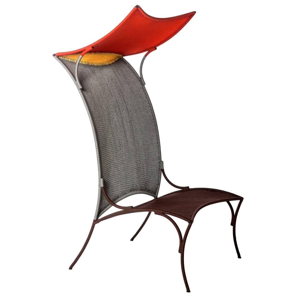 Arco Armchair High by Martino Gamper for Moroso for Indoor and Outdoor For Sale