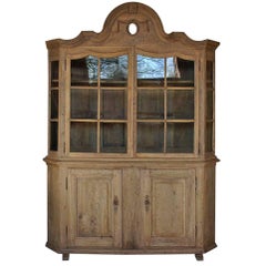 Antique 18th Century German Farmhouse Display Cabinet