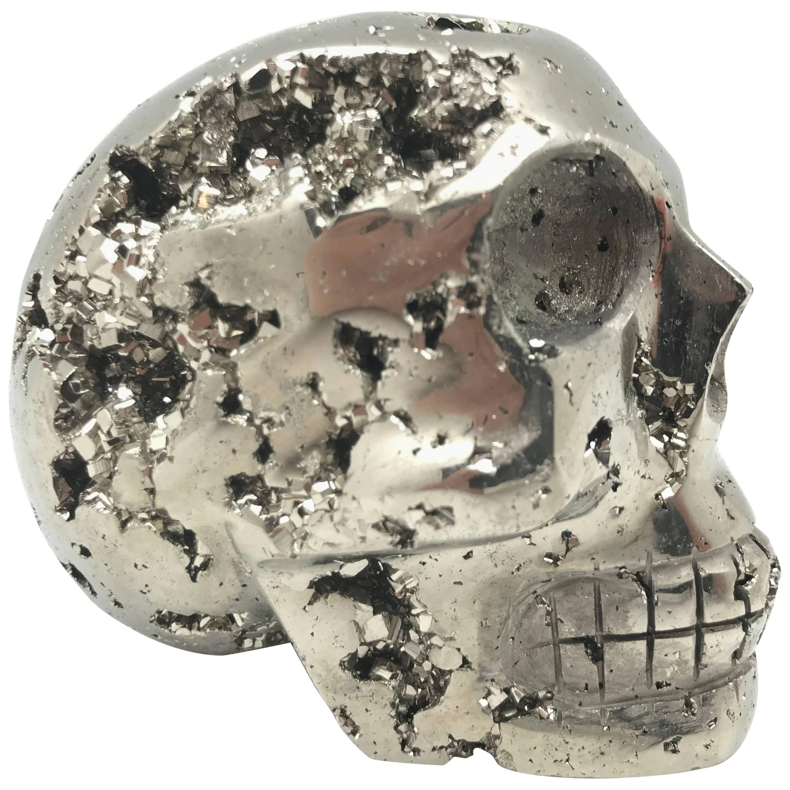 Pyrite Skull from Peru