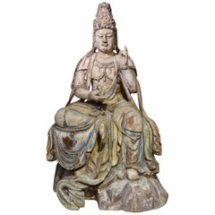 Guanyin, the Chinese Form of the Bodhisattva, Ming Style, China, 19th Century