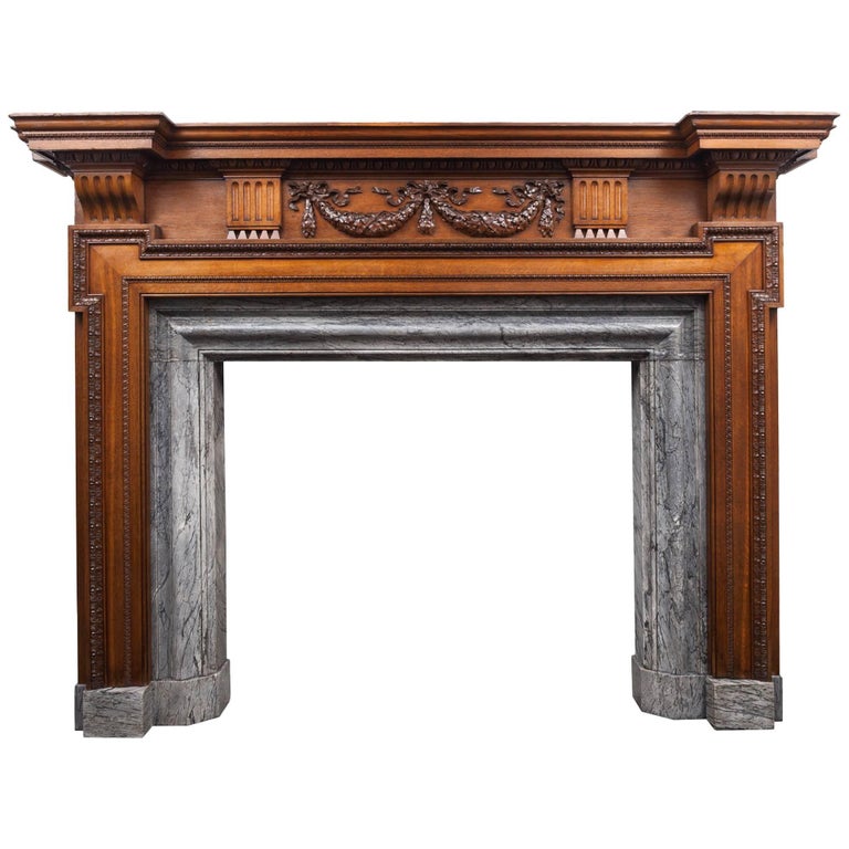Large Antique Wooden Mantelpiece For Sale at 1stDibs | antique mantelpiece,  wooden mantelpiece for sale, wooden mantlepiece